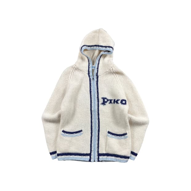 Piko 니트 후드집업