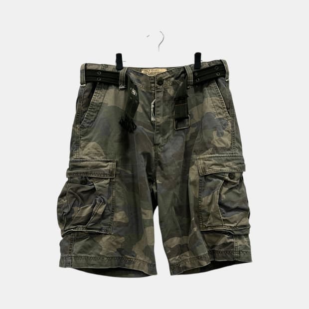 HCO 홀리스터 카모 카고 하프팬츠 반바지 밀리터리