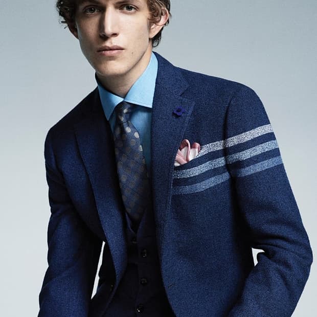 100) 라르디니 3선 봄자켓 