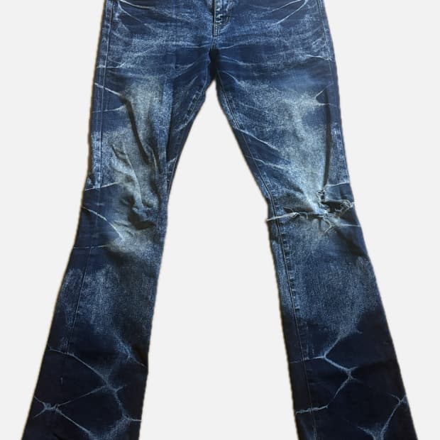 schlussel 플레어 데님 팬츠