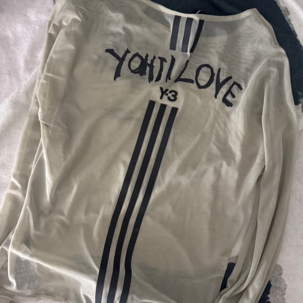 요지야마모토 메쉬 티셔츠