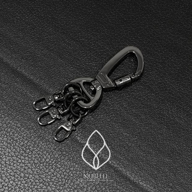 🌗 Carabiner steel keyring / 카라비너 스틸 키링