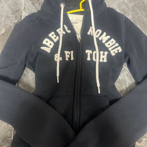 아베크롬비 네이비 여성 후드집업