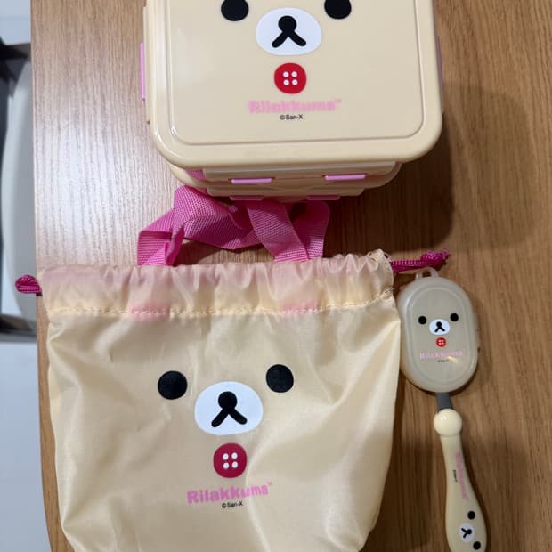 코리락쿠마 도시락통 세트