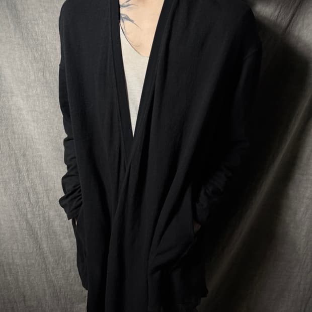 JULIUS Draped Long Cardigan 