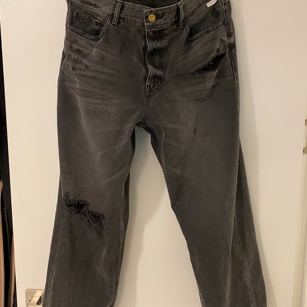 [M]알프레드 블랙 빈티지 데님