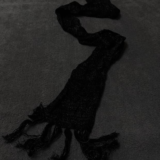 Vintage y2k punk grunge mood scarf