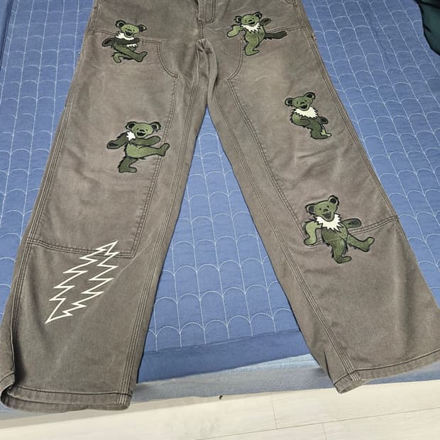 디네댓 그레이트풀 데드 라이트닝 바지