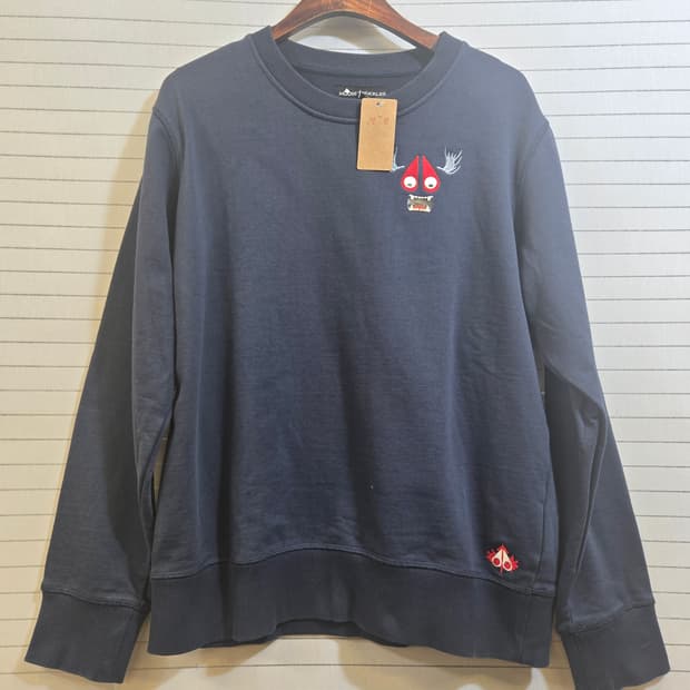 무스너클 (정품)몬스터 자수 맨투맨 네이비