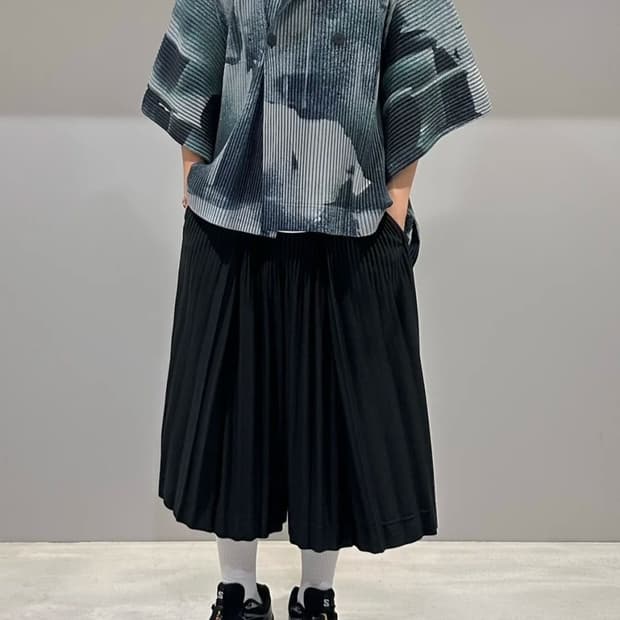 옴므플리세 하카마 숏 (2) (새상품)