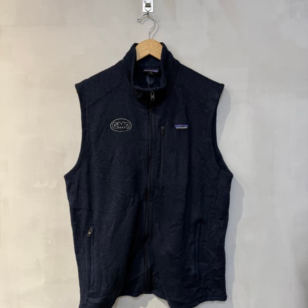 파타고니아 네이비 플리스 조끼