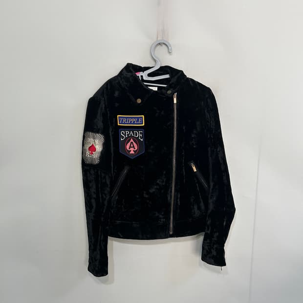 한섬 오즈세컨 벨벳 자켓 55