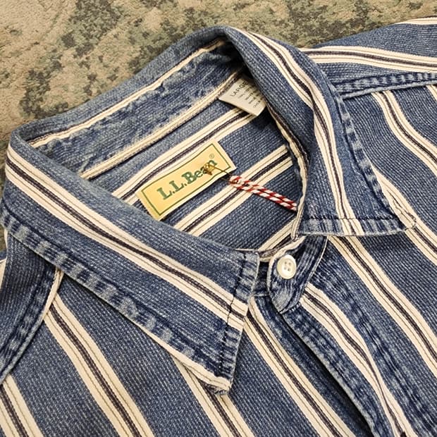 90s 제작 USA L.L.BEAN 데닝셔츠