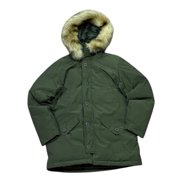 노스페이스 화이트라벨 개파카 덕다운 야상패딩