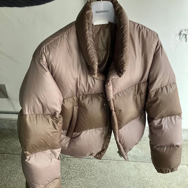 스탠드얼론 투톤 패딩