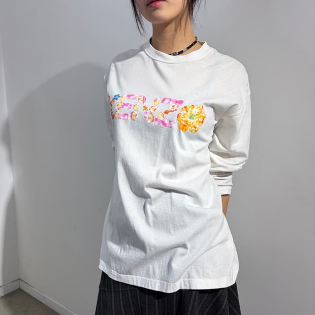 겐조 플라워 프린팅 긴팔티셔츠