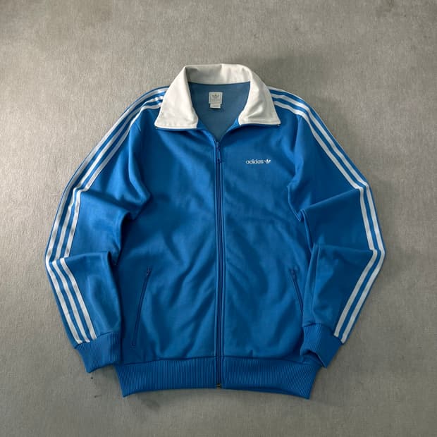 100 아디다스 00s 베켄바우어 팁탭 파흰 트랙탑 져지