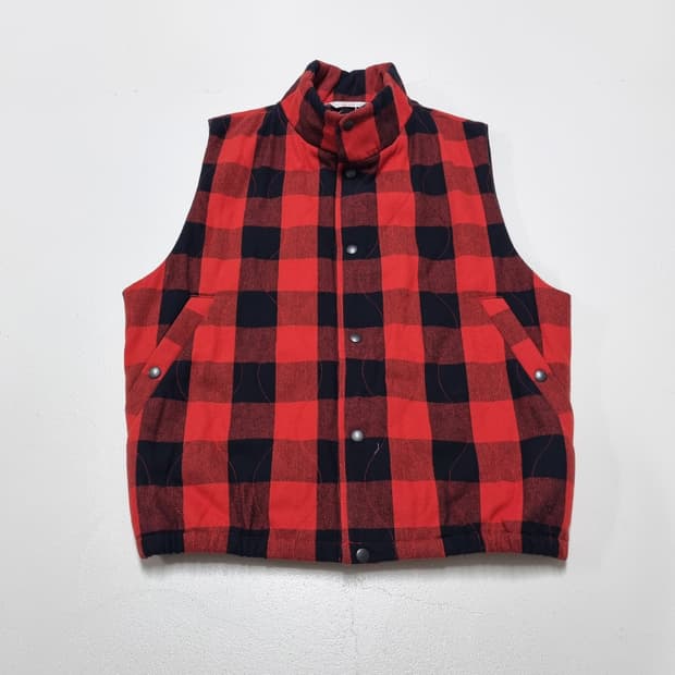 FROST PROOF X 저널스탠다드 버팔로체크 베스트 - M