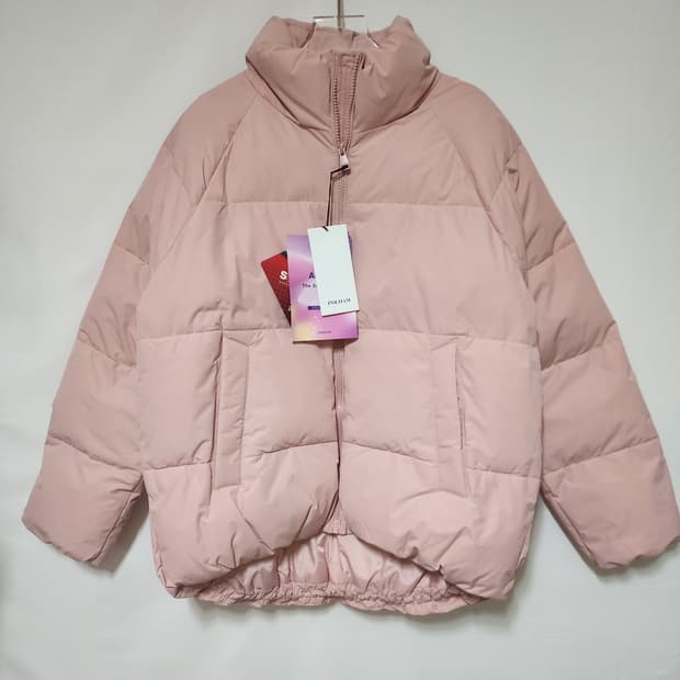 폴햄 연핑크 패딩