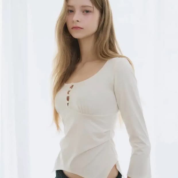 레이즈 미야 실키 탑 핑크 S