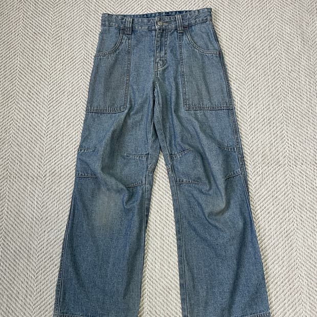 Gap 갭 키즈 와이드 워크 데님팬츠