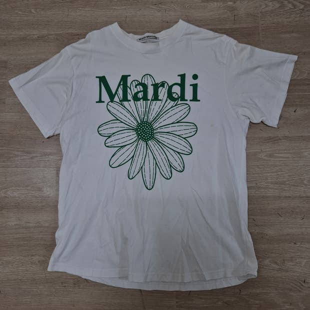 마르디 메크르디 플라워 로고 반팔티 M(95)