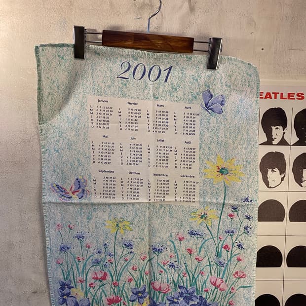 ☕️유럽 티타월 캘린더패브릭