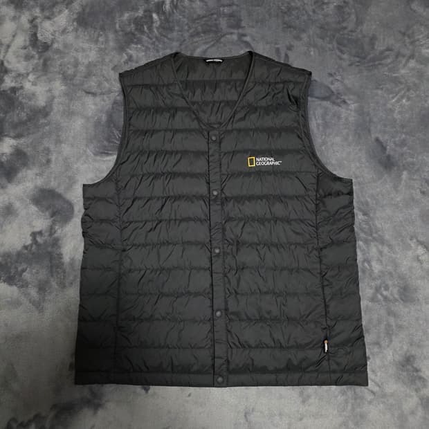 (XXL)내셔널지오그래픽 구스다운 패딩조끼