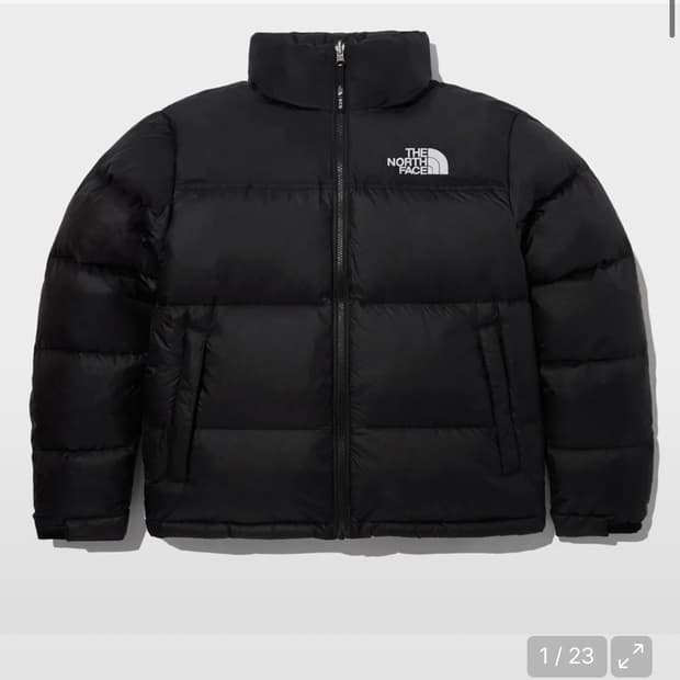 노스페이스 1996 에코 눕시 패딩 블랙 L