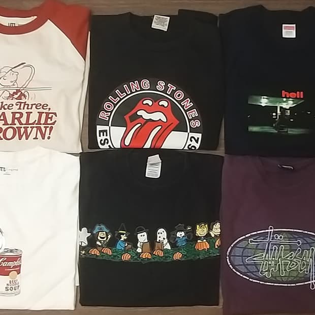Vintage Y2K 00s 그래픽 티셔츠 묶음
