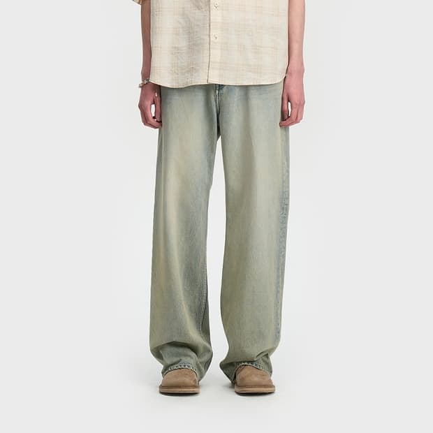 [03] 벨리에 트루와이드 데님팬츠 샌드인디고