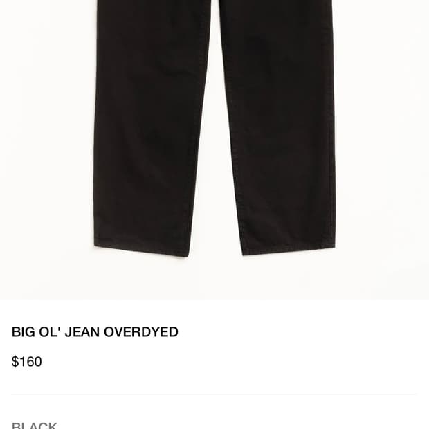 스투시 빅올진 34사이즈 판매