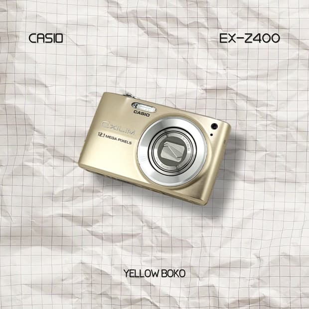 [수채감성] CASIO 카시오 엑슬림 EX-Z400 레트로 디지털 카메라