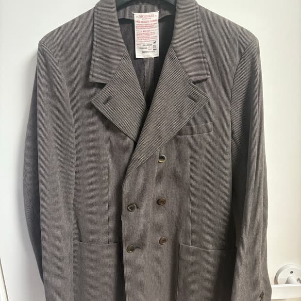 NICENESS 나이스 네스 더블 블레이저 M