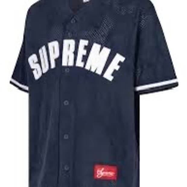 슈프림 베이스볼셔츠 m