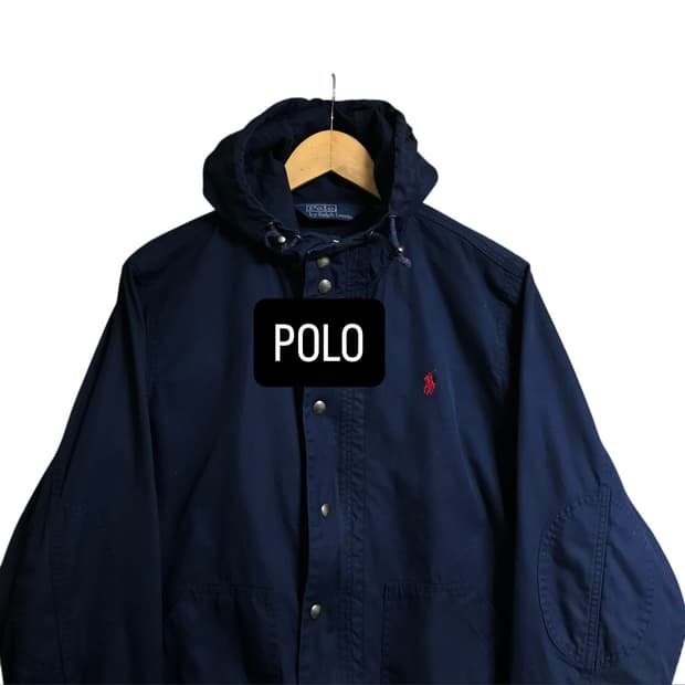 폴로 랄프로렌 90s 면 코튼 후드자켓