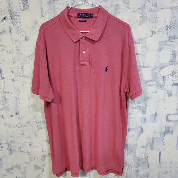 폴로 랄프로렌 커스텀 슬림핏 반팔 카라티 2XL