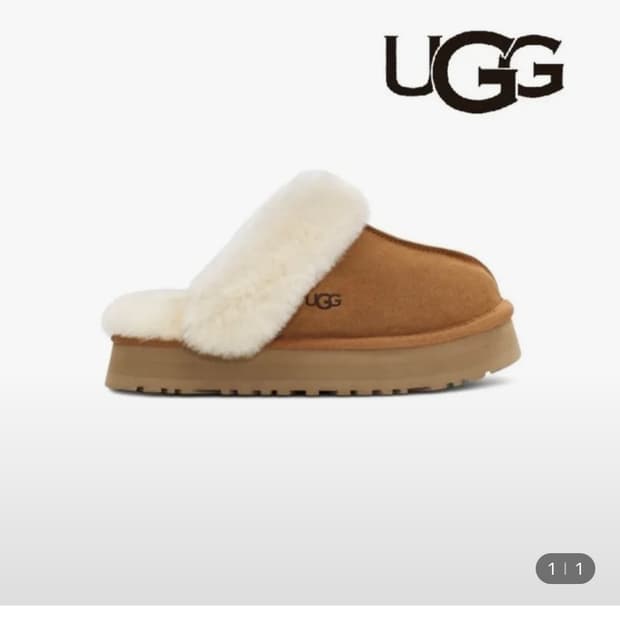 새상품)ugg 어그 디스케트 플랫폼 슬리퍼