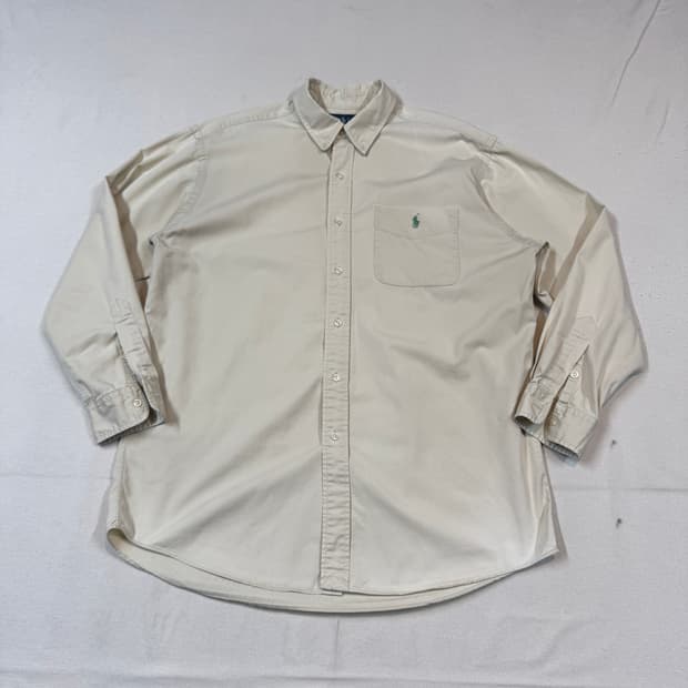 L) 폴로 랄프로렌 셔츠 아이보리 블레이크핏