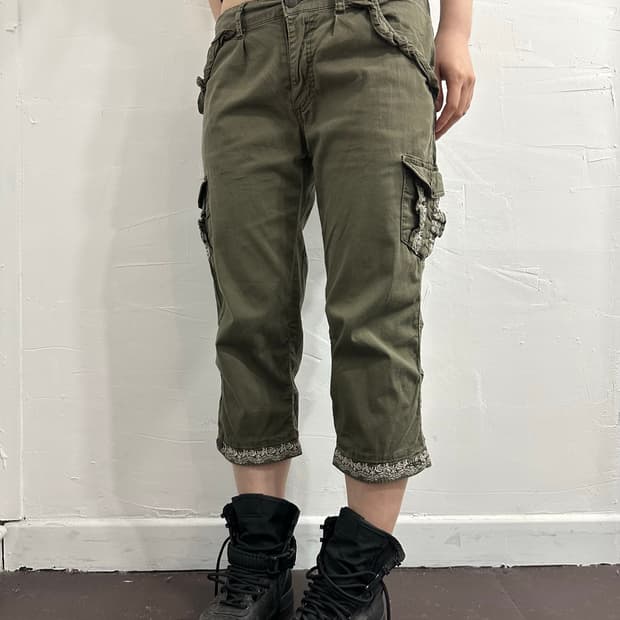 lace capri pants