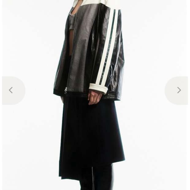 더오픈 프로덕트 PANELLED BIKER JACKET