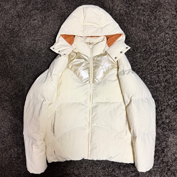 Dime 콘트라스트 푸퍼 패딩 자켓