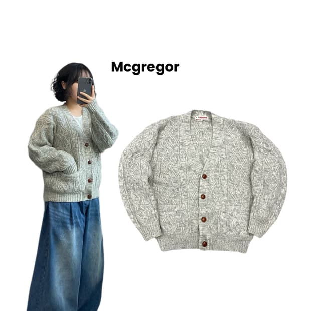 맥그리거 제팬 니트 가디건