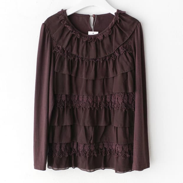 frill cancan long sleeve