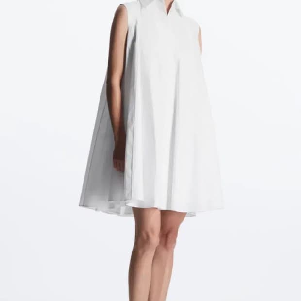 Cos Sleeveless Voluminous A-Line Dress