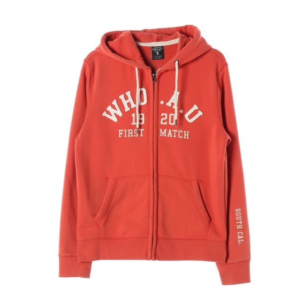 후아유 캘리포니아 아치로고 빈티지 후드집업 L