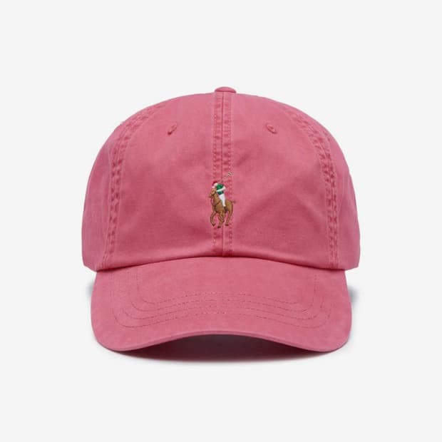 Polo Ralph Lauren - 코튼 치노 베이스볼 캡 - 레드