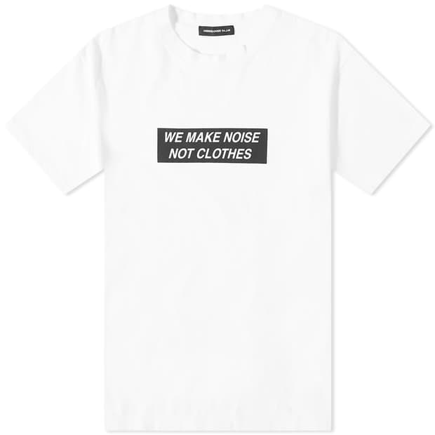 언더커버 we make noise not clothes 티셔츠