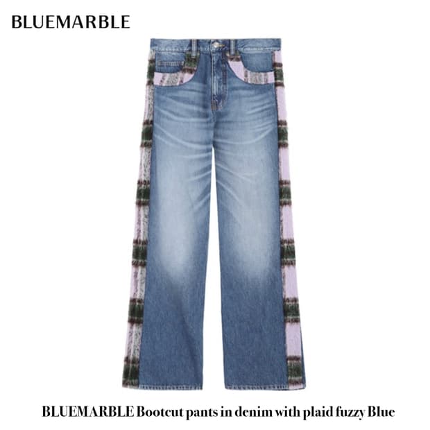 새제품 블루마블 부츠컷 데님 팬츠