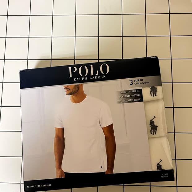 폴로 슬림핏 티셔츠 3개 S